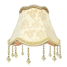 Paralume retrò con frange