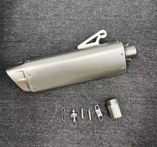 Silenziatore scarico universale moto Marmitta Acciaio inox sportivo performance