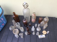 Lotto 31 Bottiglie Vecchie Vetro vintage