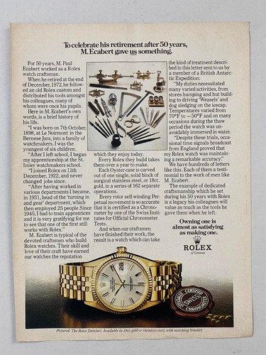 Pubblicità vintage rolex - pubblicità,