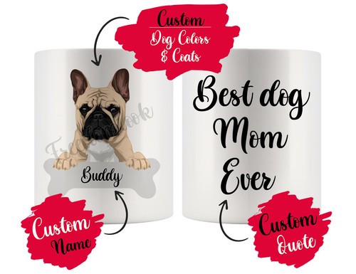 Tazza personalizzata bulldog - tazza,