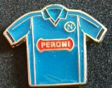Distintivo calcio ⚽️ NAPOLI maglia PERONI sponsor club ORIGINALE pin TIMBRATO  