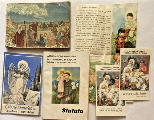 Lotto libretti religiosi anni