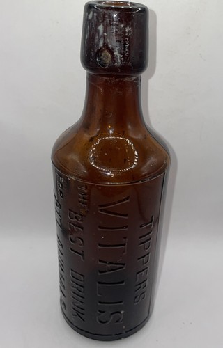 Antique amber glass - amber, tippers