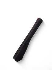 RED STITCH BLACK SUEDE