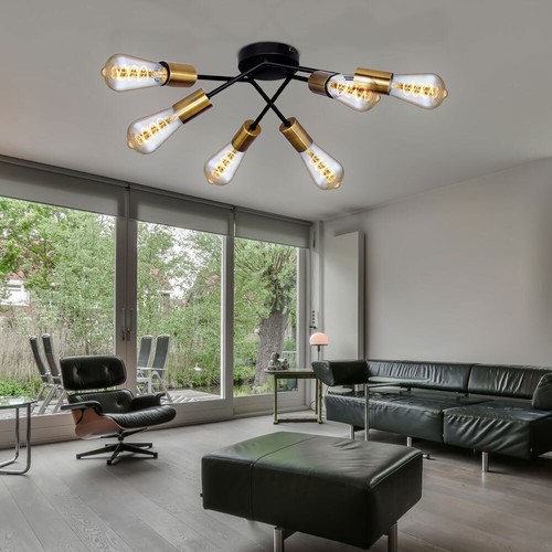 Retrò soffitto luce soggiorno - soffitto,