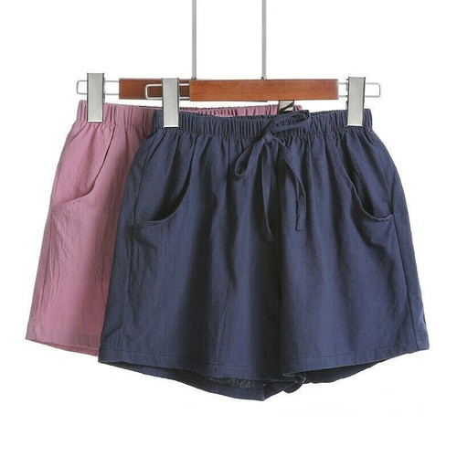 Pantaloni corti larghi donna