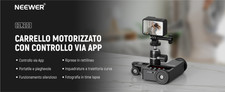NEEWER DL200 - Kit Dolly Motorizzato per Fotocamera/Telefono/Videocamera