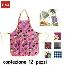 x Set 12 Pezzi Grembiule Da
