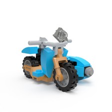 YOUFOY Moto Sidecar Blu