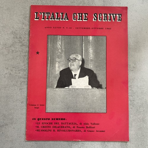 Rivista italia che scrive - rivista, l'italia