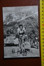Foto con autografo stampato FAUSTO COPPI ciclismo tour - N3.1-3