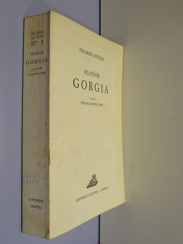 Gorgia platone cura di - platone, a