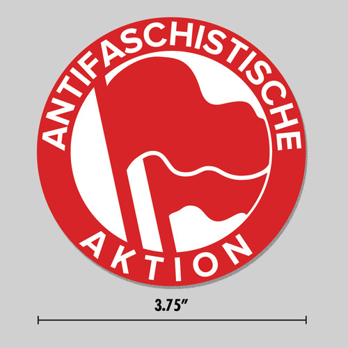 Adesivo antifascista storico