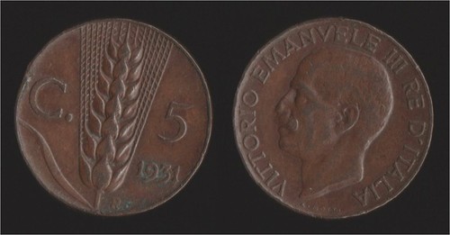 Centesimi 1931 spiga - centesimi,
