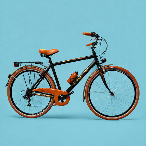 Bici trekking uomo - bici, nero