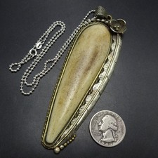 MAGNIFICO CIONDOLO OSSO lungo