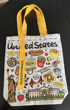 Borsa tote in tela Hungry Panda Stati Uniti shopping bag Casa Bianca America