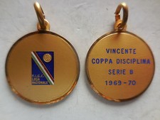 Medaglia premio Coppa Disciplina serie B 1969-70 calcio