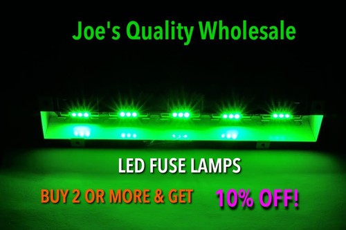Lampada fusibile led - lampada, verde