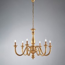 Classic Wooden Chandelier