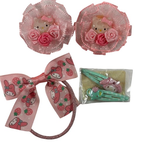 Fermagli per capelli - , rosa