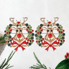  2pcs spilla ghirlanda di