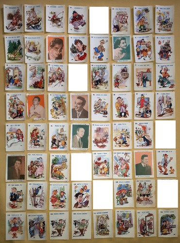 Figurine album delle canzoni - delle,