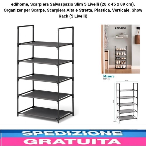 Scarpiera salvaspazio slim - salvaspazio,