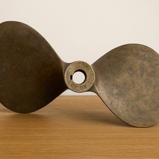 Elica nautica RADICE in bronzo 13x12 DX | Vintage originale | Ottime condizioni