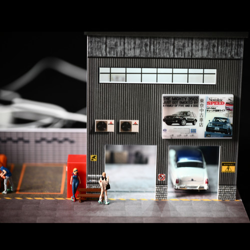 Diorama auto modello - diorama,