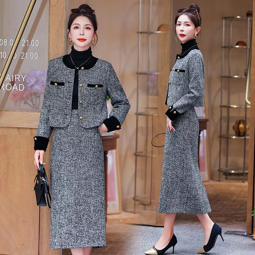 Completo donna grigio elegante - completo,