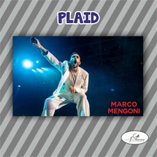 Plaid in pile MARCO MENGONI coperta calda cantante idolo regalo 