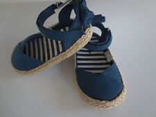 Scarpe sandali espadrillas blu