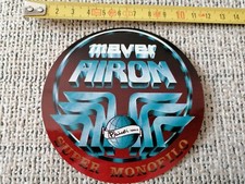  adesivo stickers vintage MAVER AIRON SUPER MONOFILO CICLI SPORT CANNE PESCA
