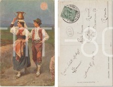 COSTUMI ROMANI - COLLINA (ROMA) 1916