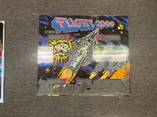 FLIGHT 2000 FLIPPER BACKGLASS