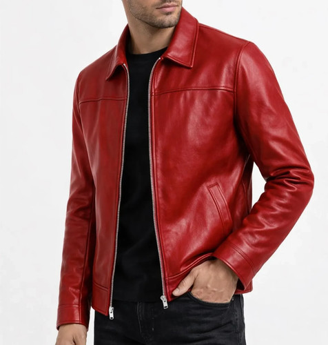 Men cafe racer leather - men’s,