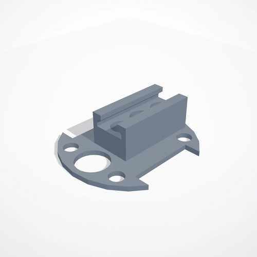 Adattatore treppiede con rail