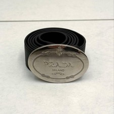 Cintura uomo prada pelle nera - cintura,