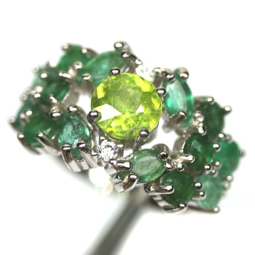 925 argento sterling verde - 925,
