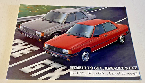 Brochure vente renault 9 - brochure,