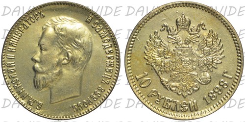Russia 1898 zar - zar, nicola