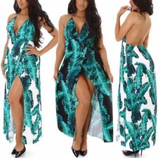 Donna Vestito Maxi Chiffon