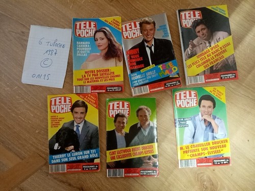 Lot magazine 1987 télé - tv,