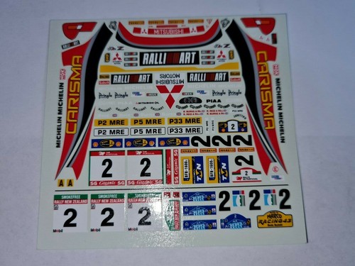 Decal racing43 mitsubisci - 1:43, racing43:mitsubisci