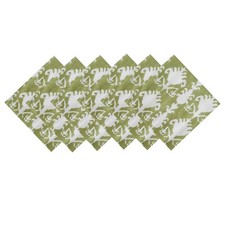 Tovaglioli Verde Ikat Cotone