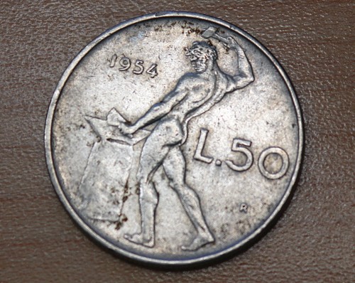 1954 italy lire - italy, 50