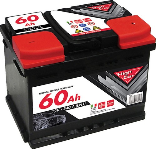 High car batteria auto 60ah - high, da