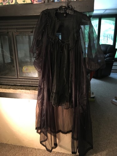 Vintage black nylon plus size - black,